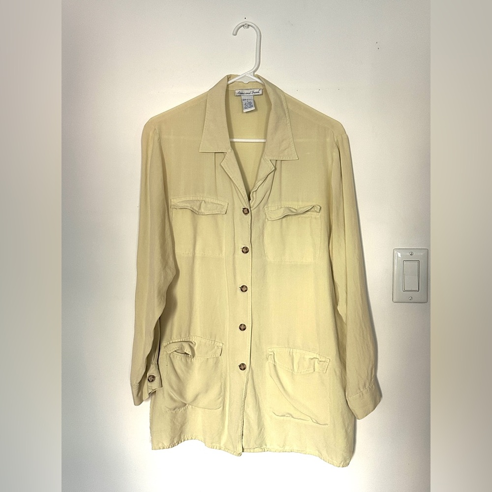 Vintage Silk Blend Blouse